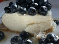 Photo de la Recette: Tarte Crémeuse aux Bleuets Frais