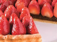 Photo de la Recette: Tarte Chocolatée aux Fraises