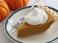 Photo de la Recette: Tarte Crémeuse à la Citrouille