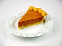 Photo de la Recette: PUMPKIN PIE – TARTE À LA CITROUILLE