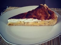 Photo de la Recette: Tarte Meringuée Banane et Kiwi Jaune