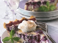 Photo de la Recette: Tarte Pouding aux Bleuets