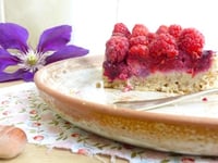 Photo de la Recette: Tarte Sans Gluten à la Framboise Version Financier