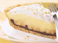 Photo de la Recette: Tarte Veloutée Choco Banane