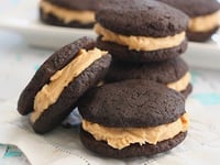 Photo de la Recette: Tarte Whoopie au Chocolat et au Beurre D'arachide