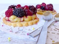 Photo de la Recette: Tartelettes aux Fruits Rouges et Crème Pâtissière Sans Gluten