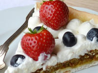 Photo de la Recette: Tartes pistache Fruits Rouges Sans Gluten et Sans Lactose