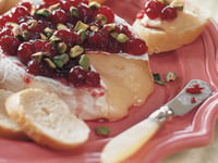 Photo de la Recette: Tartinade au Brie, aux Canneberges et aux Pistaches