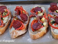 Photo de la Recette: TARTINES À L'ESPAGNOLE