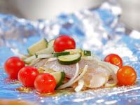 Photo de la Recette: TILAPIA EN PAPILLOTTE SUR LE BBQ