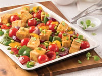 Photo de la Recette: Tofu, Edamames et Légumes sur la Plaque