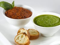 Photo de la Recette: PESTOS AUX FROMAGES D'ICI