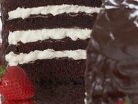 Photo de la Recette: TORTE AUX FRAISES ET AU CHOCOLAT