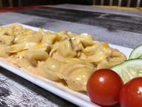 Photo de la Recette: Tortellini Sauce Rosée