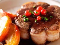 Photo de la Recette: Tournedos de Chevreuil à la Gelée de Groseilles