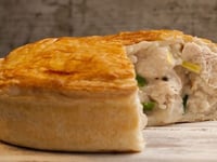 Photo de la Recette: Tourte au Poulet Poireaux et Champignons