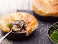 Photo de la Recette: Tourte de Cèpes au Foie Gras