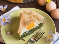 Photo de la Recette: Tourte Pascale aux Oeufs et Épinards