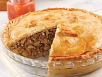 Photo de la Recette: Tourtière aux Trois Viandes