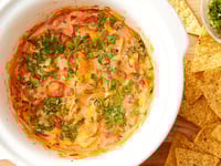 Photo de la Recette: Trempette au Fromage et au Poulet à la Mijoteuse