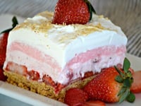 Photo de la Recette: Un dessert aux Fraises sans Cuisson et à la Texture Onctueuse