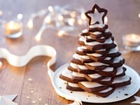 Photo de la Recette: Dessert de Noël : Un Sapin de Sablés