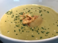 Photo de la Recette: Velouté d'asperges et de Pommes Vertes