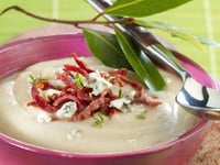 Photo de la Recette: Velouté de Topinambours au Magret