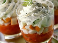 Photo de la Recette: Verrine Surimi Tomate