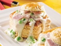 Photo de la Recette: Vol-au-vent au Jambon