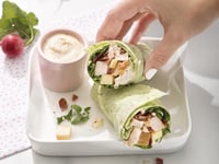 Photo de la Recette: Wrap à la César au Poulet et au Fromage