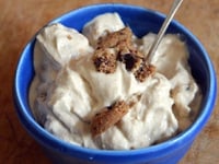 Photo de la Recette: Yaourt Glacé aux Cookies