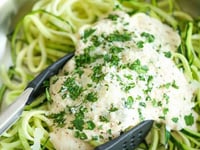 Photo de la Recette: Zucchini Alfredo