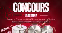 Concours Batterie de Cuisine LAGOSTINA