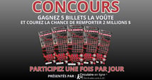 Concours Gagnez 5 billets La Voûte