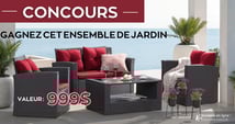 Concours Gagnez cet Ensemble de Jardin