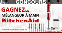 Gagnez un Mélangeur à Main KitchenAid