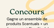 Concours Gagnez un ensemble de produits Scentuals Natural & Organic Skin Care et un abonnement Simplitude!