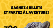 Concours Gagnez 4 billets pour le zoo de Granby!