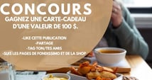 Concours Gagnez une carte-cadeau de 100$ La Shop - Magog!