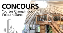 Concours Gagnez un séjour de deux jours pour deux personnes aux Yourtes Glamping du Poisson Blanc !