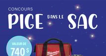 Concours Boni-Soir - Gagnez un ensemble d'outils sans fil Milwaukee!