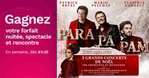 Concours Rythme FM - Gagnez votre forfait VIP pour le spectacle PARAPAPAM à la Place des Arts !