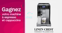 Concours Rythme FM 105,7 - Gagnez une machine à café d'une valeur de 2500$!