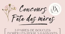 Concours La Boutique d'Aria - Gagnez l’une des 3 paires de boucles d’oreilles mises en jeu!