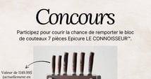 Concours Eugène Allard cuisine et tendances - Gagnez le parfait ensemble de couteaux!