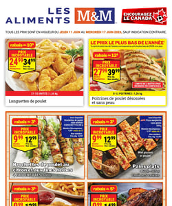 Circulaire Les Aliments M&M