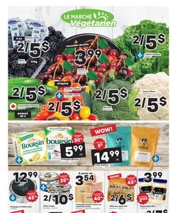 Circulaire Marché Végétarien