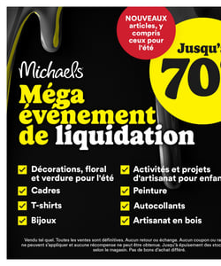 Circulaire Michaels