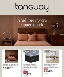 Circulaire Ameublements Tanguay